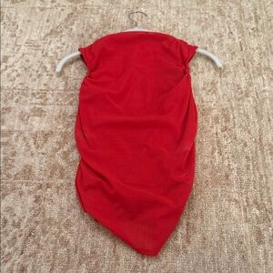 Miaou High Neck Red Top